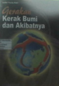 gerakan kerak bumi dan akibatnya