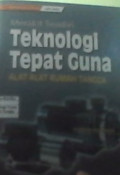 Merakit Sendiri Teknologi Tepat Guna Alat-alat Rumah Tangga